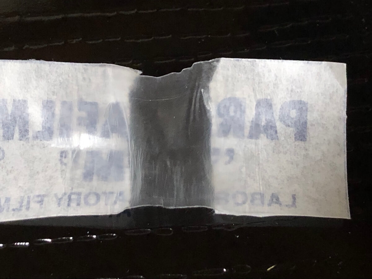 パラフィルムの写真３